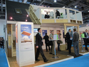 Metsa Wood's stand was constructed from the company's own products